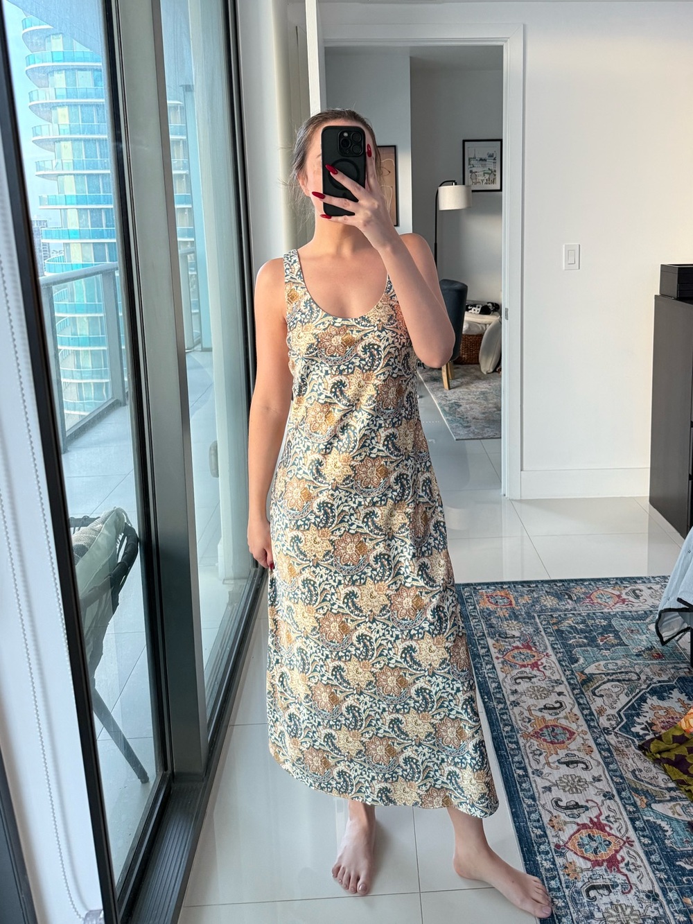 Paisley Shift Dress